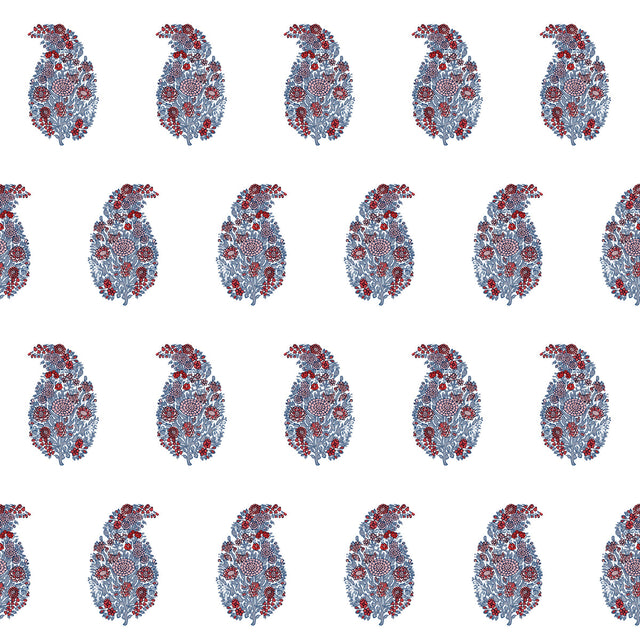 GASTON Y DANIELA LCW1022.001.0 TARSILA WP AZUL/ROJO Wallpaper - Eade's Wallpaper