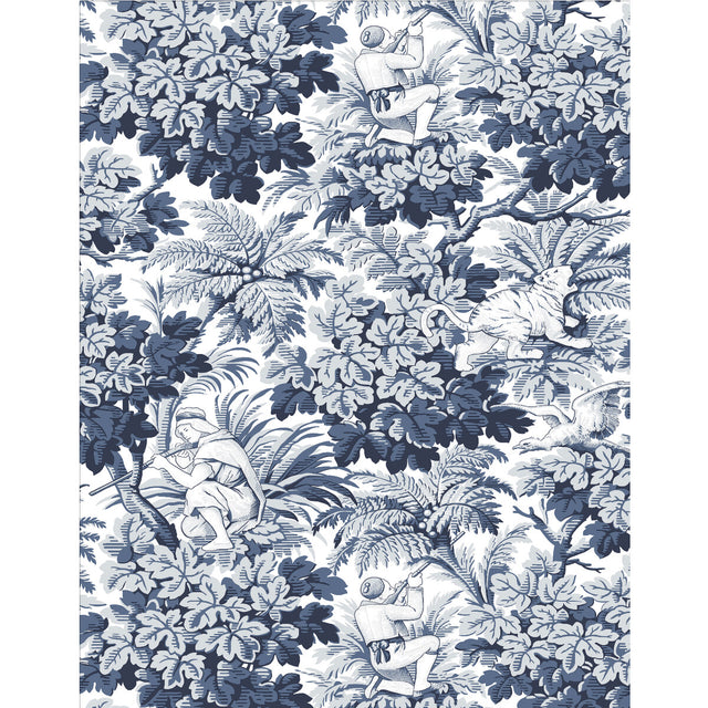 GASTON Y DANIELA LCW1033.001.0 VEGACERVERA WP AZUL Wallpaper - Eade's Wallpaper
