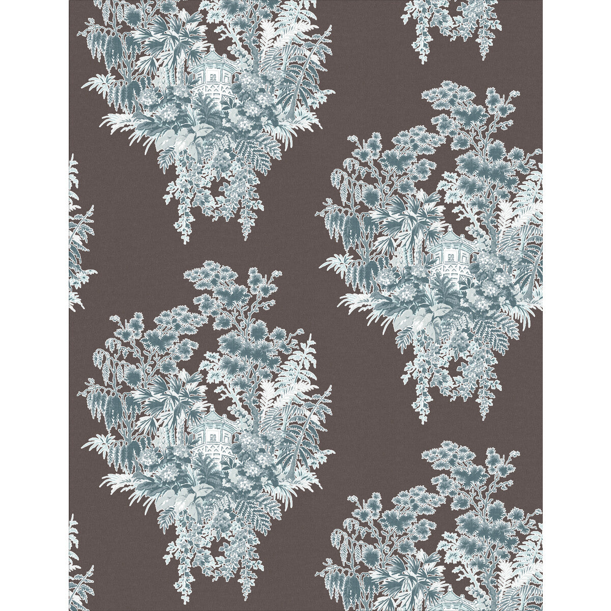 GASTON Y DANIELA LCW1036.001.0 VALJUNCO WP FON/MARRON/AZ Wallpaper - Eade's Wallpaper