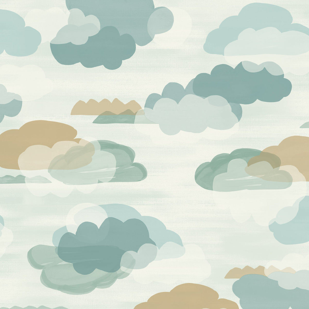 Galerie Little Dreamers Landscape Green Wallpaper GDLD2009