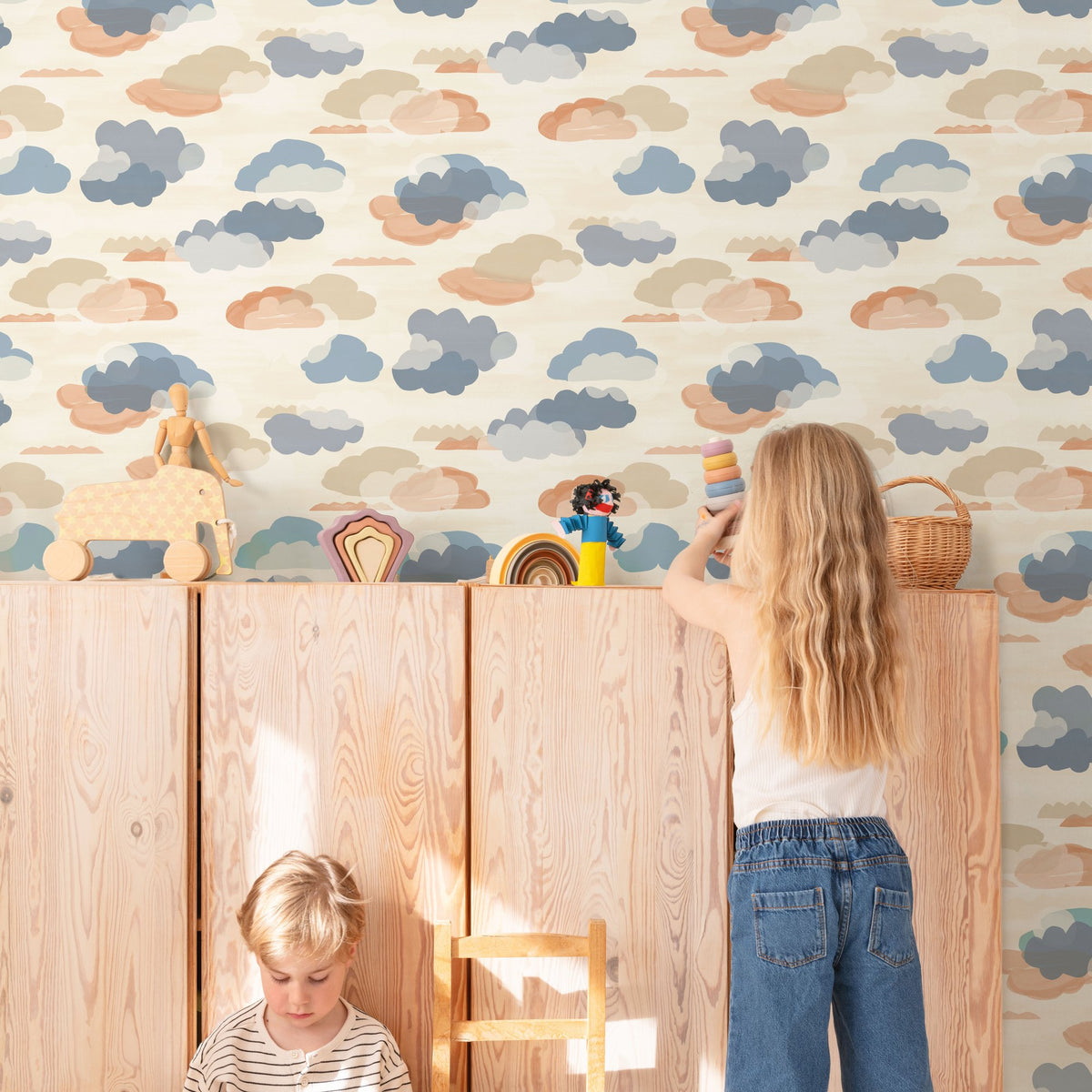 Galerie Little Dreamers Landscape Blue Wallpaper GDLD2015