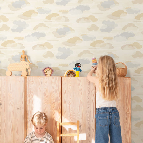 Galerie Little Dreamers Landscape Beige Wallpaper GDLD2019