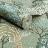 Galerie Little Dreamers Trees Motive Green Wallpaper GDLD211