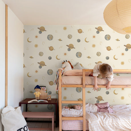 Galerie Little Dreamers Photographic All-over Print Beige Wa