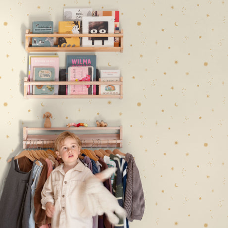 Galerie Little Dreamers Geometric All-over Beige Wallpaper G