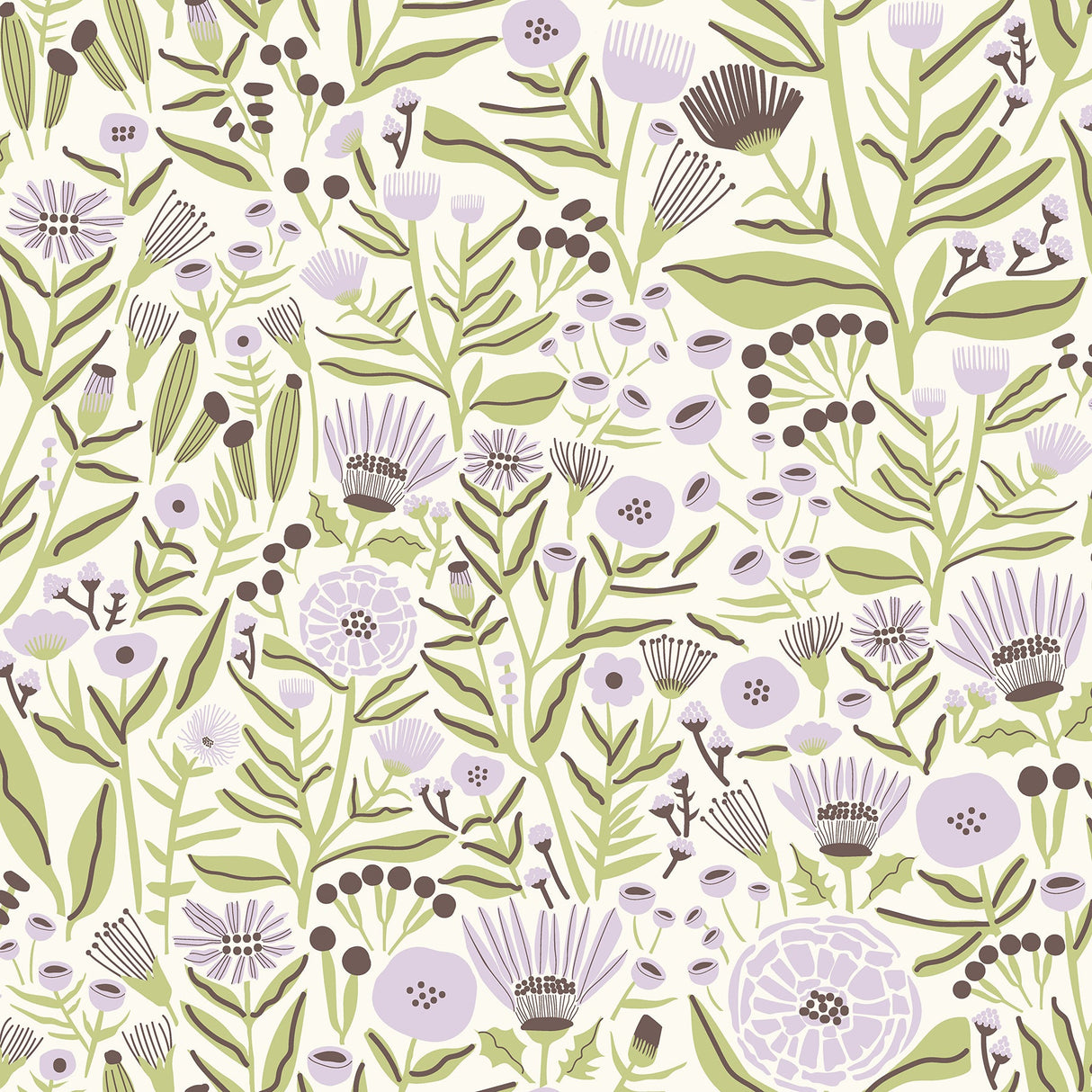 Leah Duncan LDS4588 Lilac Marigold Forest Peel & Stick Wallpaper