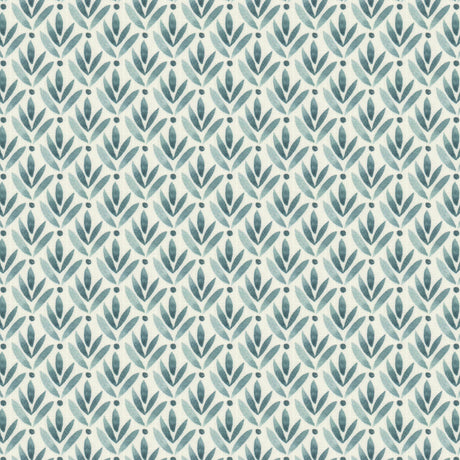 STOUT LEOM-3 LEOMINSTER 3 AQUA Fabric - Eades Wallpaper & Fabric