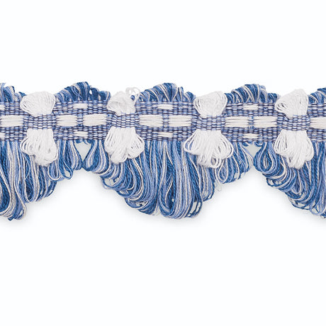 Schumacher LF2000B-7 ANJELIQUE LOOP FRINGE in COBALT/LAKE/WH