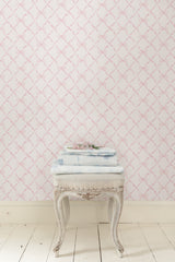 LoveShackFancy LFS5012 Baby Bow Pink Jam Peel & Stick Wallpaper