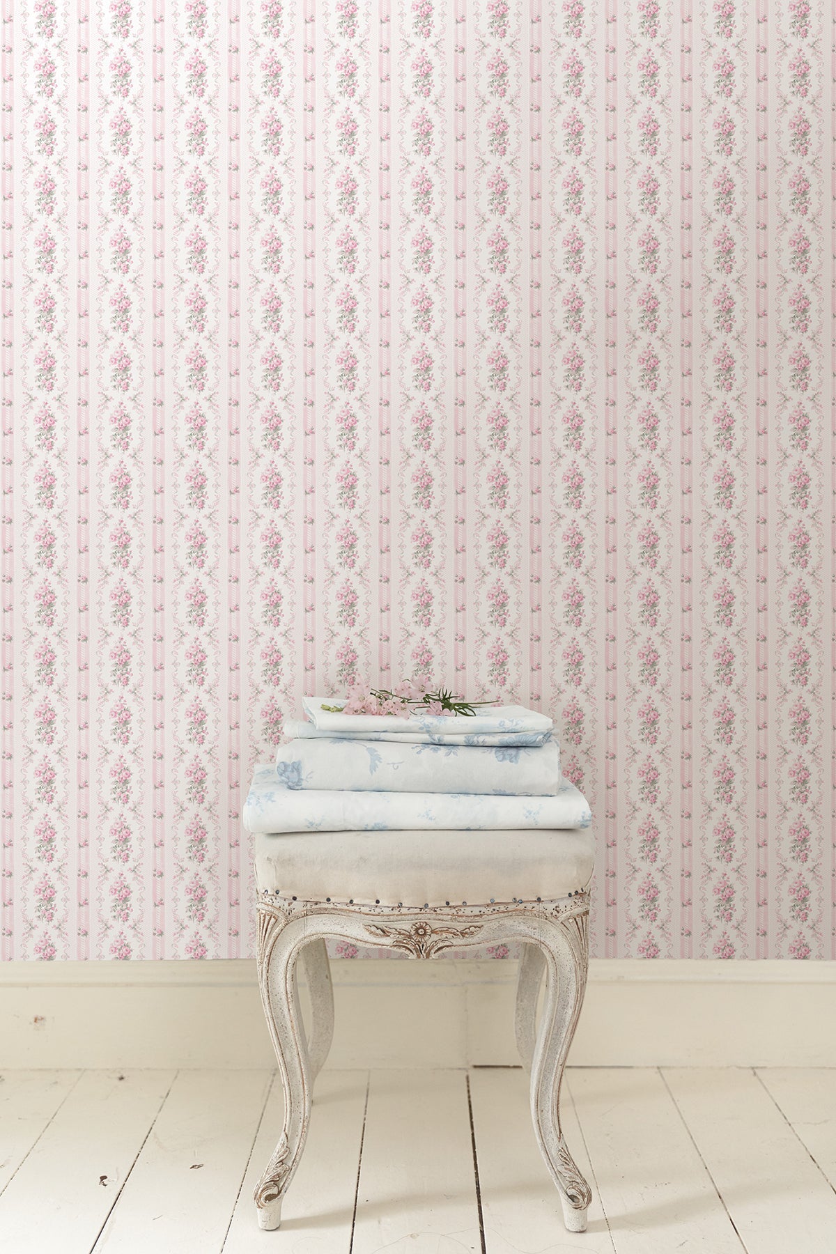 LoveShackFancy LFS6111 Pink Parfait Dreamy Days Peel & Stick Wallpaper