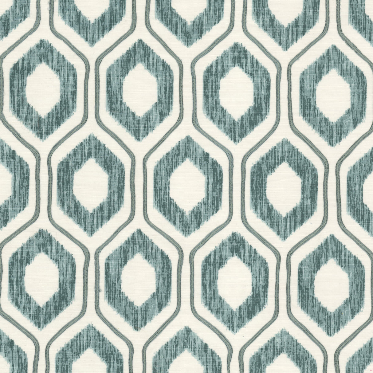 STOUT LINK-1 LINK 1 TURQUOISE Fabric - Eades Wallpaper & Fabric