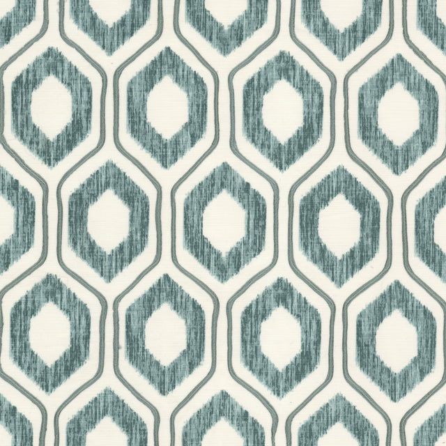 STOUT LINK-1 LINK 1 TURQUOISE Fabric - Eades Wallpaper & Fabric