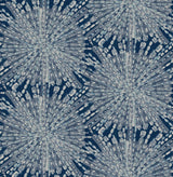 LiLi WhittWhitt LLS4116 Navy Sunburst Peel & Stick Wallpaper