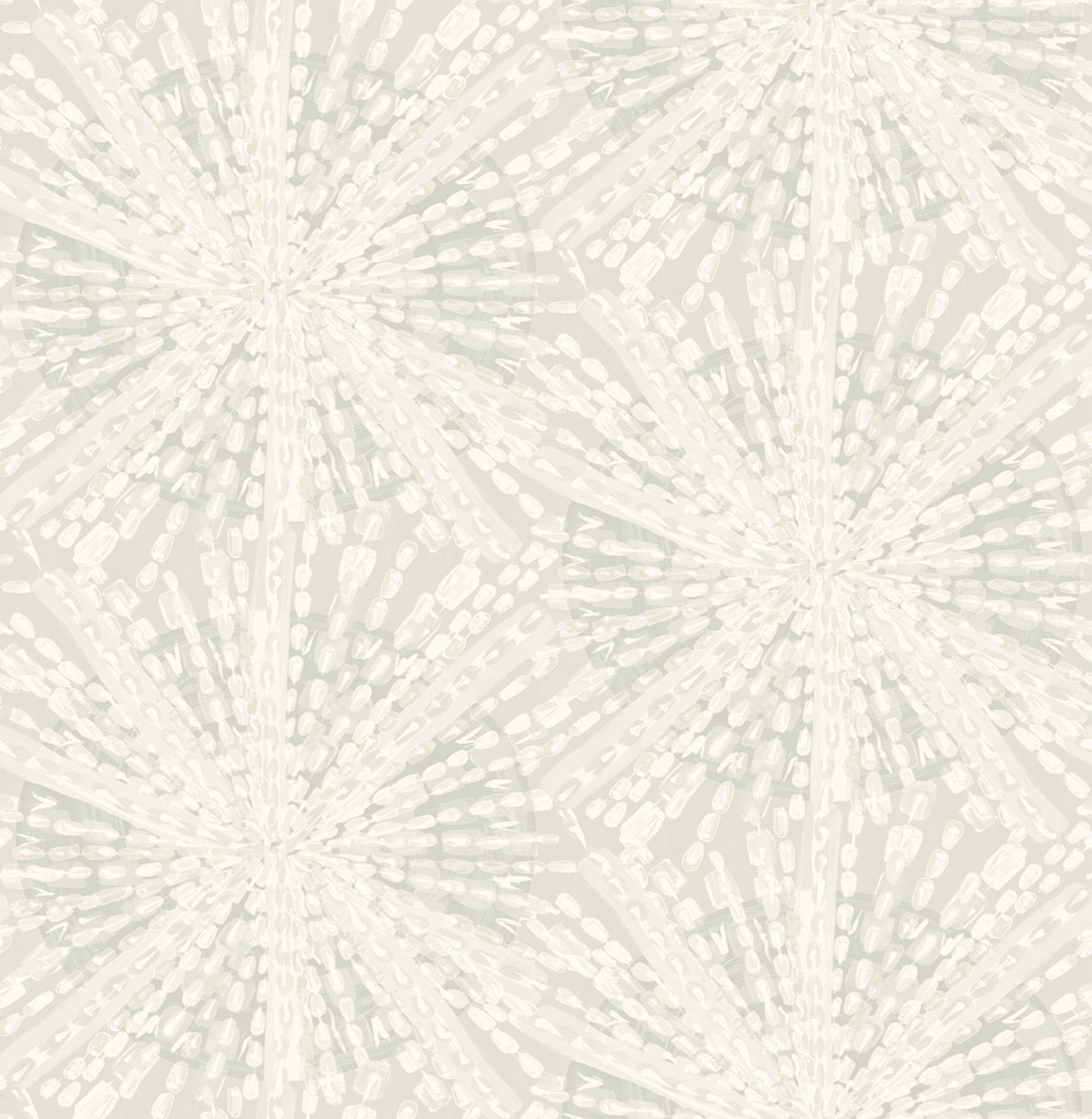 LiLi WhittWhitt LLS4117 Silver Sunburst Peel & Stick Wallpaper