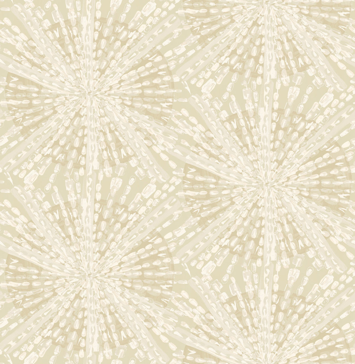 LiLi WhittWhitt LLS4119 Soft Gold Sunburst Peel & Stick Wallpaper