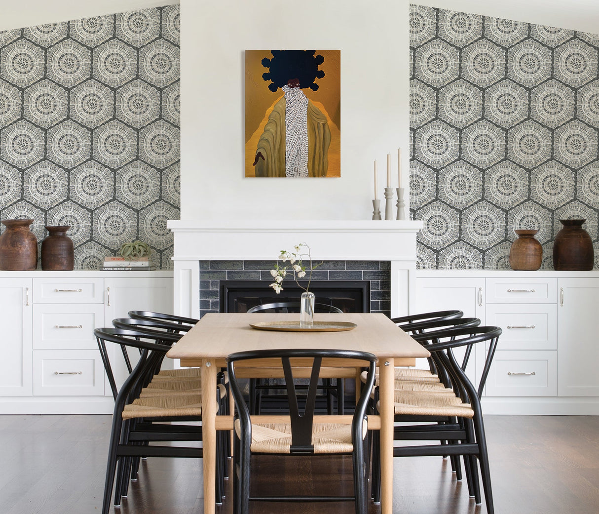 LiLi WhittWhitt LLS4123 Charcoal Harmony Peel & Stick Wallpaper