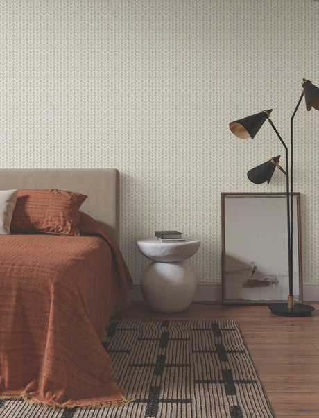 York LM5383 Martigue Stripe Sage Wallpaper