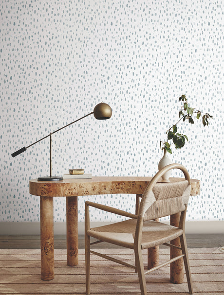 York LM5421 Tachette Sky Blue Wallpaper