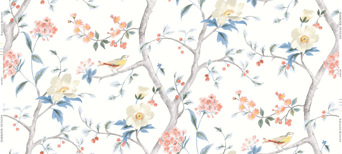 Lillian August LN11901F Southport Floral Trail Fabric