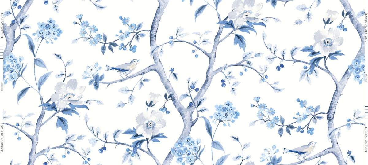 Lillian August LN11902F Southport Floral Trail Fabric