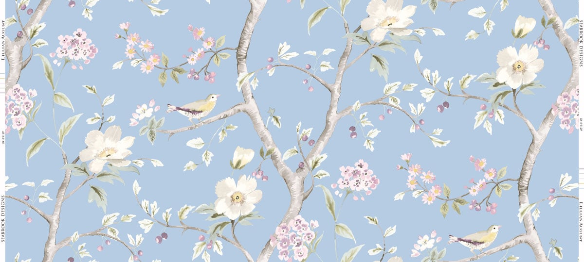 Lillian August LN11912F Southport Floral Trail Fabric