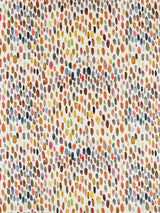 Scalamandre LO 00035096 BLUE / MULTI JAMBOREE LINEN PRINT Fabric