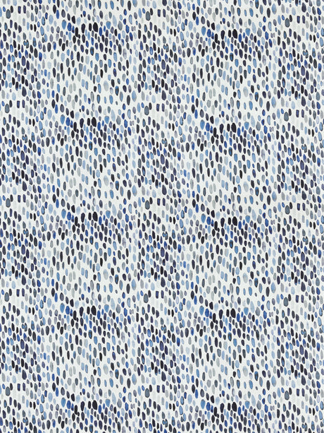 Scalamandre LO 00045096 BLUES JAMBOREE LINEN PRINT Fabric