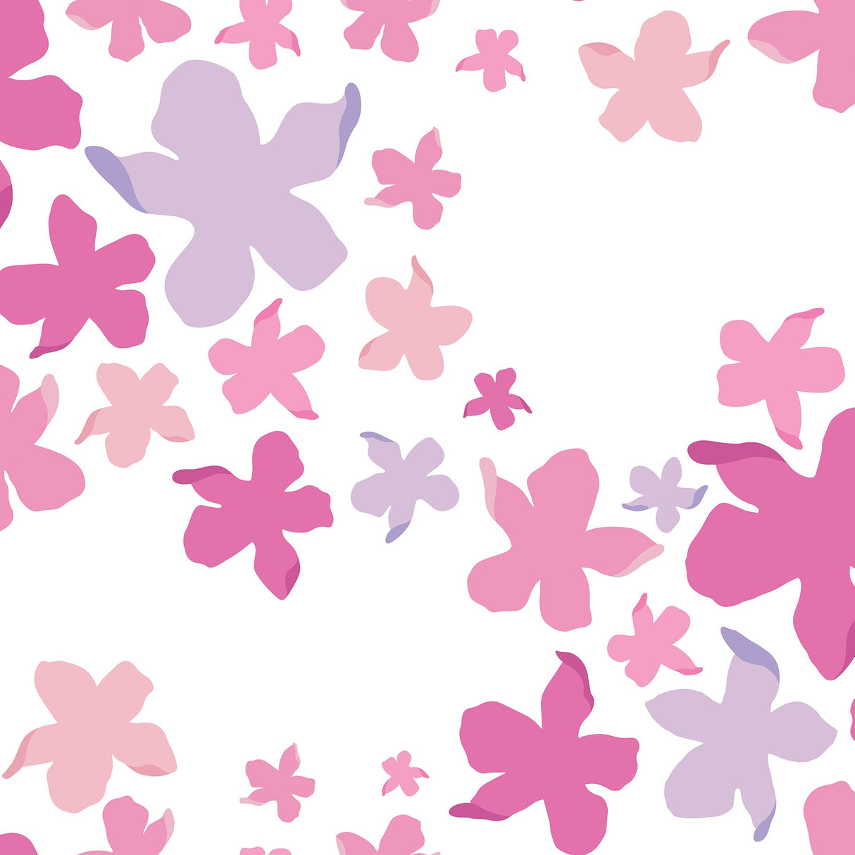 Lele Sadoughi LSS4951 Lele Lillies Pink Peel & Stick Wallpaper