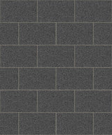 Crown  M1055 Joan Black Tile Wallpaper