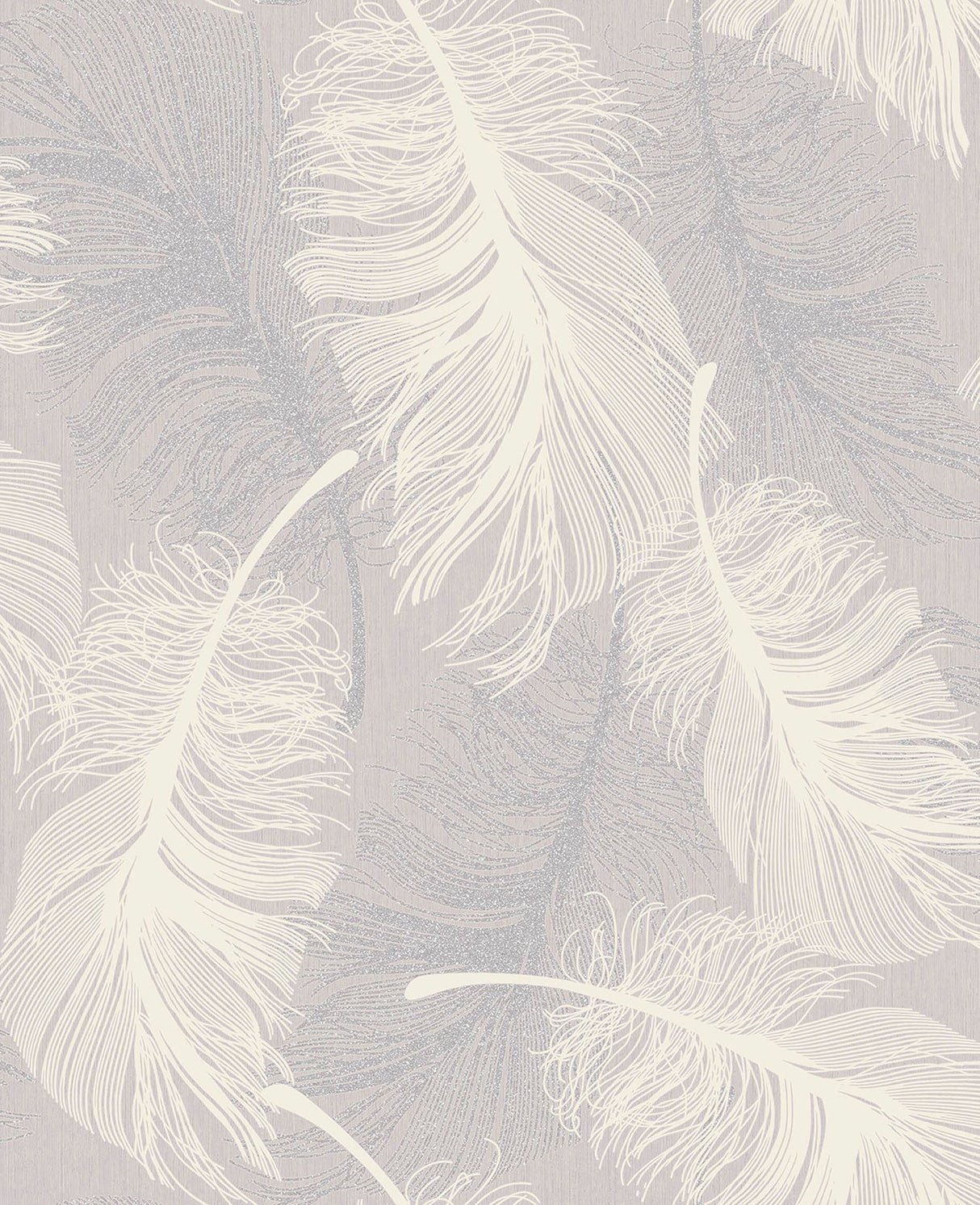 Coloroll M1072 Journey Lavender Feather Wallpaper