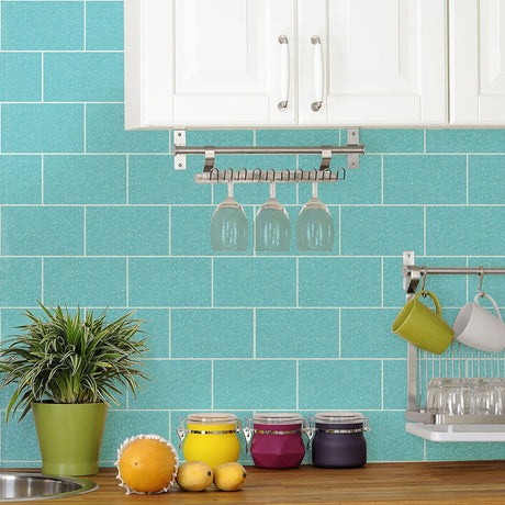 Crown  M1122 Joan Aqua Tile Wallpaper