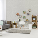 Crown  M1178 Ashe Grey Trails Wallpaper