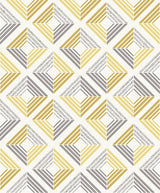 Coloroll M1299 Echo Yellow Geometric Wallpaper