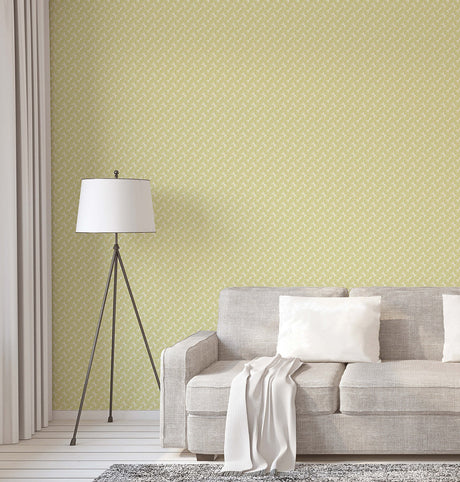 Coloroll M1320 Stockholm Lime Geometric Wallpaper