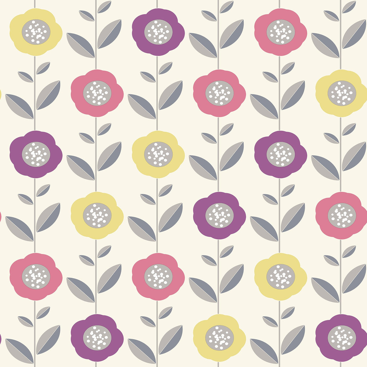 Coloroll M1324 Helsinki Multicolor Flowers Wallpaper