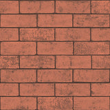 Crown M1372 Kirsten Red Industrial Brick Wallpaper