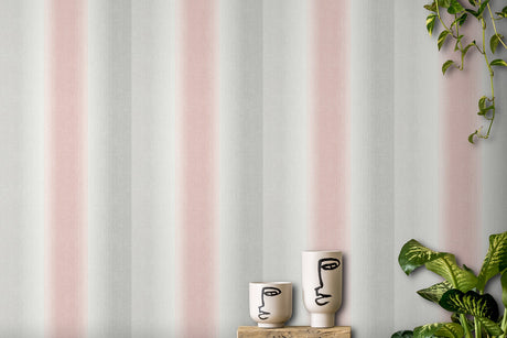 Fine Decor M1642 Kirby Pink Stripe Wallpaper