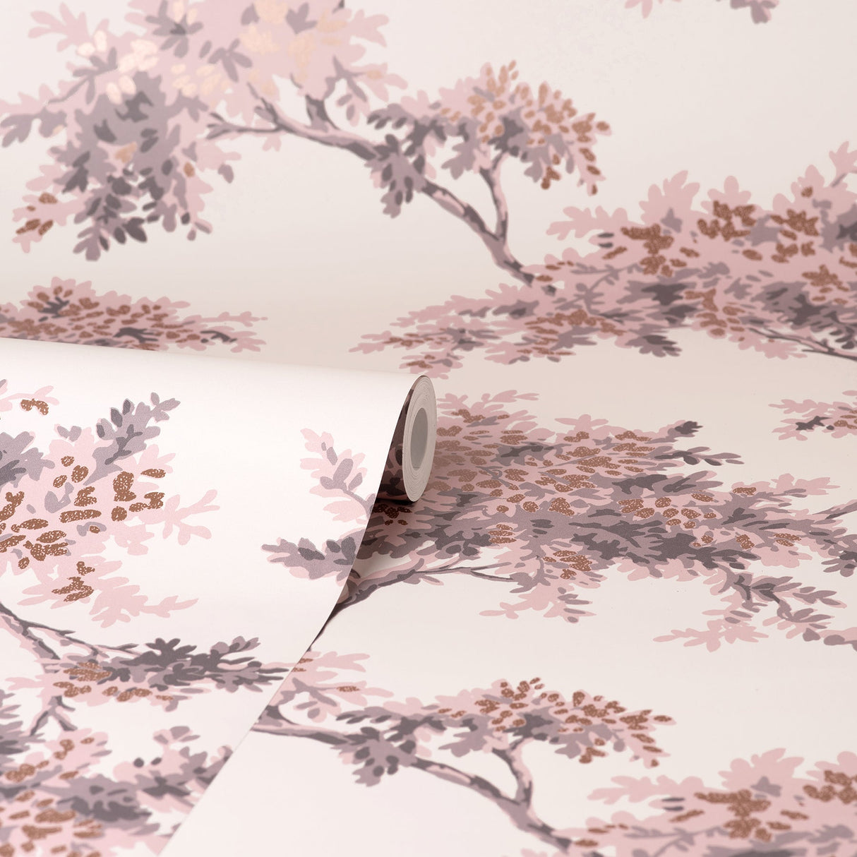 Brewster M1670 Ashdown Pink Tree Wallpaper