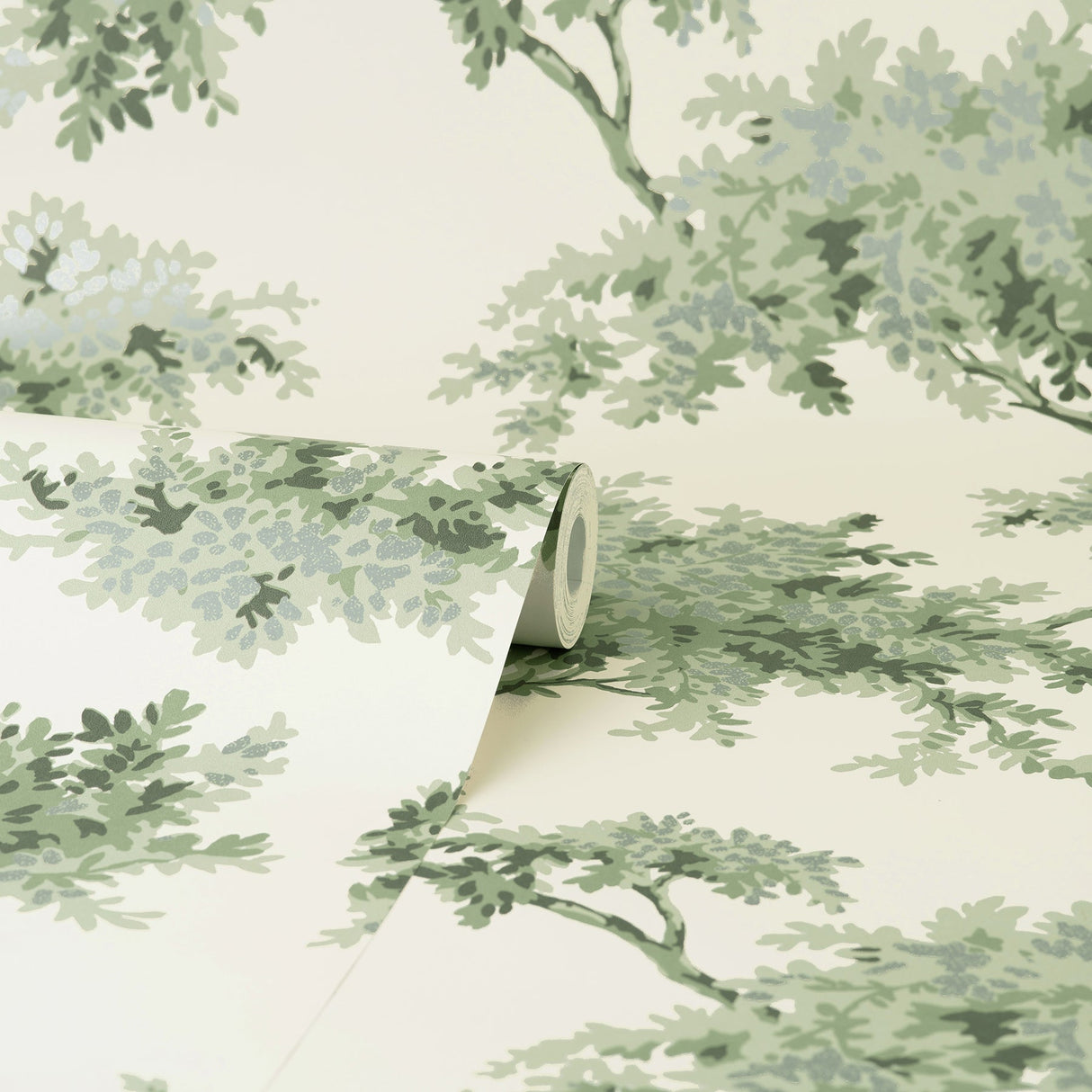Brewster M1674 Ashdown Sage Tree Wallpaper