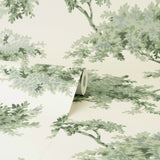 Brewster M1674 Ashdown Sage Tree Wallpaper