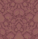 Brewster M1680 Bamburg Red Floral Wallpaper