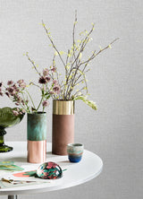 Brewster M1694 Glen Grey Linen Wallpaper