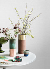 Brewster M1696 Glen Light Grey Linen Wallpaper