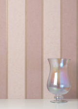 Brewster M1710 Rydia Pink Stripe Wallpaper