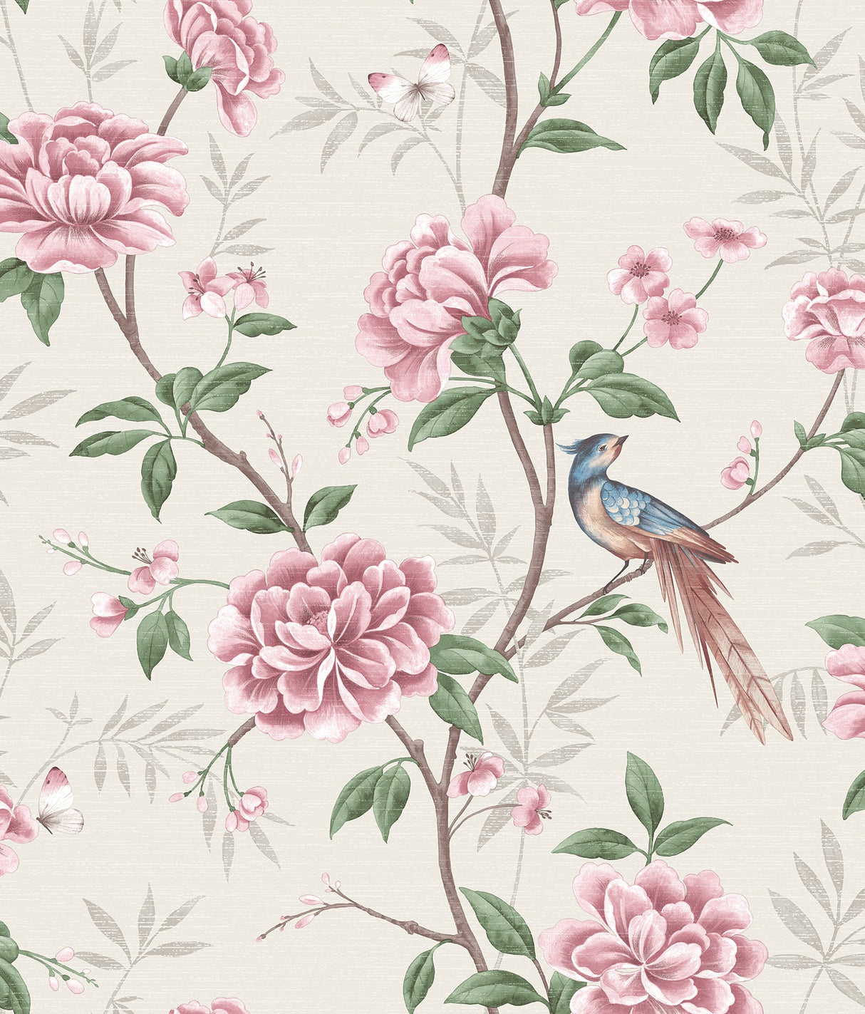 Fine Decor M1725 Akina Cream Floral Wallpaper