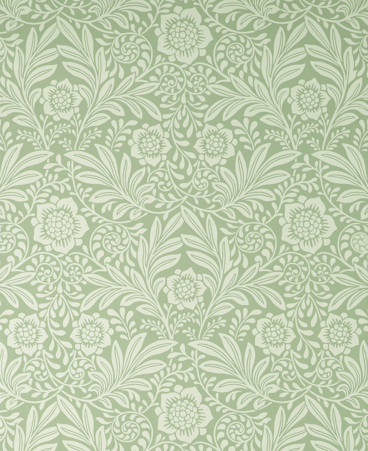 Fine Decor M1744 Camille Sage Damask Wallpaper