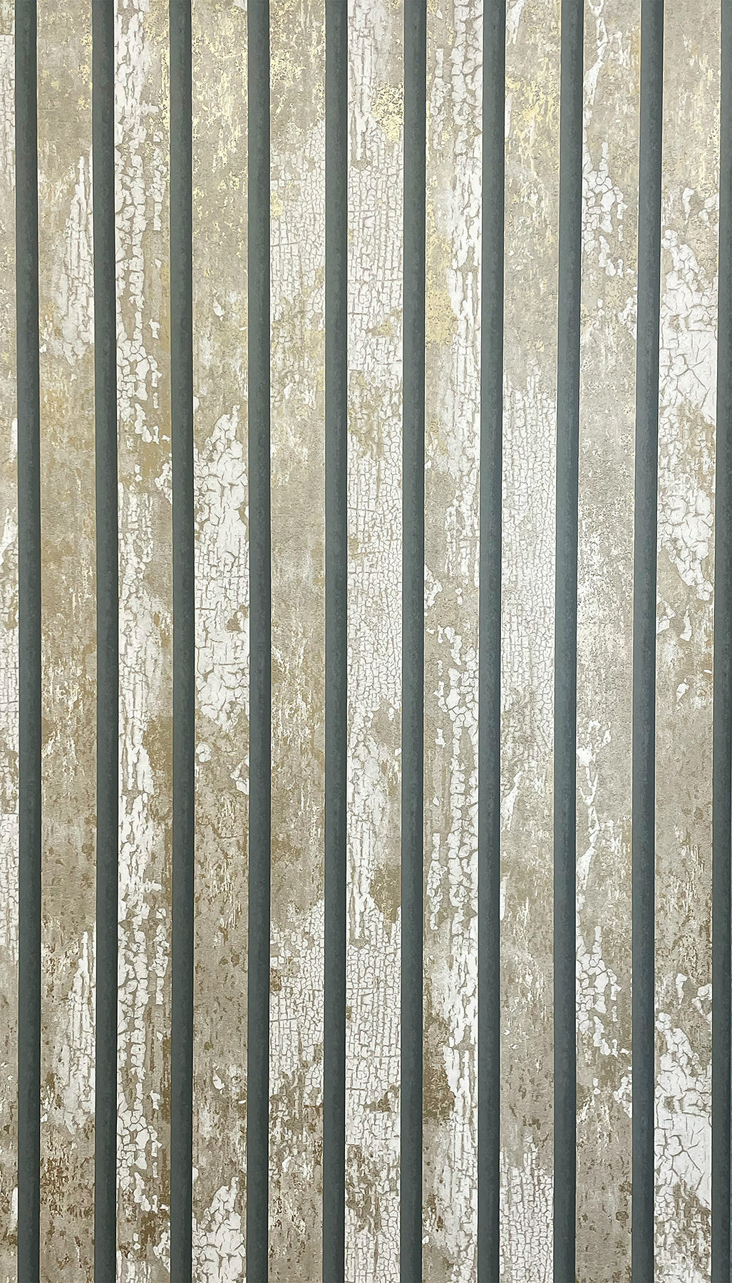 Fine Decor M1752 Oxidize Neutral Vertical Slats Wallpaper