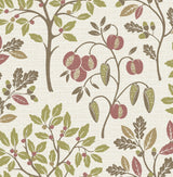 Fine Decor M1762 Rowan Olive Autumn Trees Wallpaper