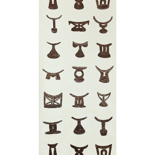 Schumacher M87828 SYLLA in MOLE Wallpaper - RAOUL TEXTILES