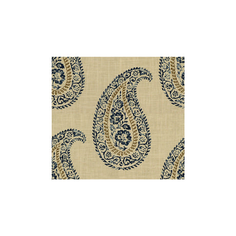 KRAVET DESIGN MADIRA.516.0 MADIRA INDIGO Fabric - Eade's Wallpaper